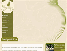 Tablet Screenshot of lacipressinaverona.com